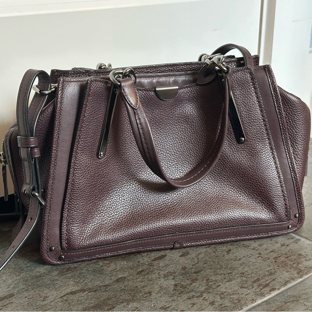 Coach Oxblood Leather Dreamer Satchel